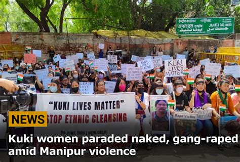 manipur women paraded naked porn|Video of 2 Manipur women paraded naked, molested by mob。